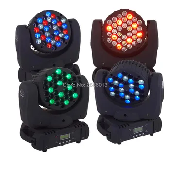 

4pcs Professional 36X3W LED Beam Moving Head Light /RGBW DMX Wash Beam Stage Effect Lights/DJ /Bar /Party /Show LED Stage Light