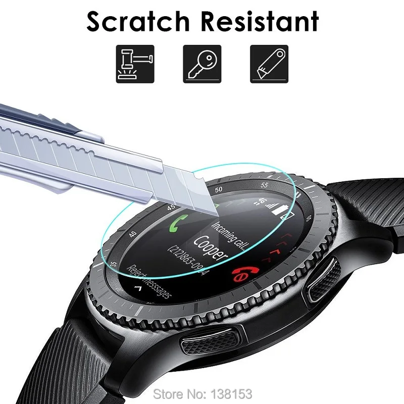 10 шт. закаленное стекло для Garmin Vivoactive 3 trainer d36 мм круглая Защитная пленка экрана