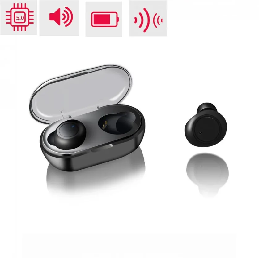 TWS 5 0 Bluetooth наушники 3D стерео беспроводные с двойным микрофоном BT в наушник Handfree