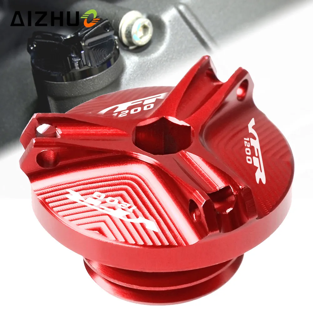 

Motorcycle Engine Oil Drain Plug Sump Nut Cup Oil Filler Cap Plug Cover For HONDA VFR 1200/F VFR1200 VFR1200F 2010-2016 2015 14