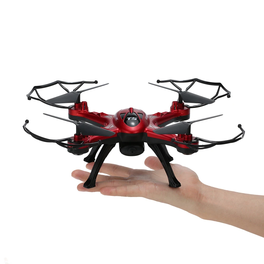 Оригинал высокое качество GOOLRC T5W Wifi FPV Дрон RC Квадрокоптер с камерой 0.3MP один ключ