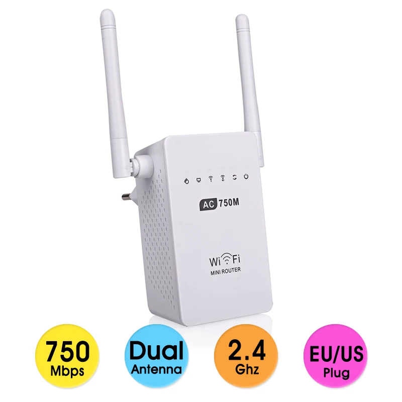 Беспроводной маршрутизатор EASYIDEA 750 м двухдиапазонный 2 4/5G AP Wi Fi ретранслятор