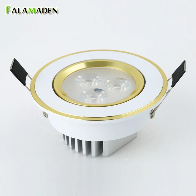 

3W 5W 7W 9W 12W 18W downlights high brightness LED beads thick aluminum heat sink top quality indoor lamp for foyer store market