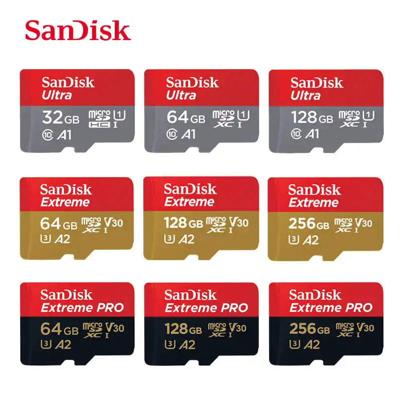 Sandisk Micro Sd Card 16gb 32gb Microsdhc Memory Card 64gb 128gb