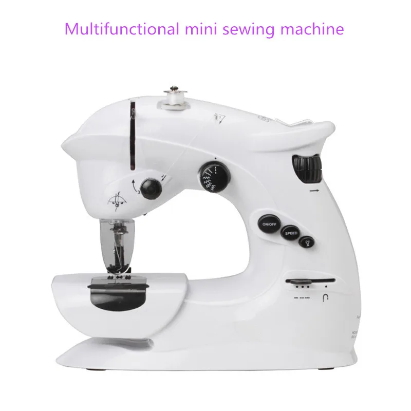 

New adjustable mini electric sewing machine with 7 adjustable stitches and adjustable width length hand-held sewing machine