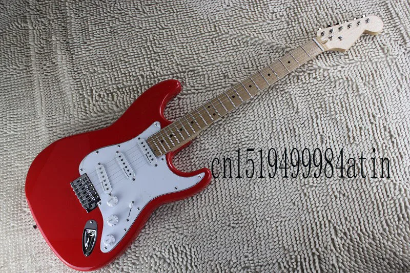 

Free shipping Top Quality red electric guitar stratocaster Eric Clapton Signature BLACKIE Electric Guitar @17