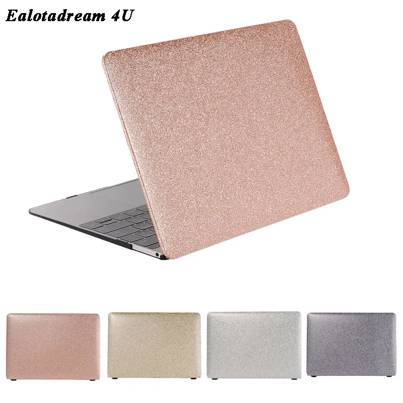 

Luxury Notebook Case For Macbook Pro 13 2017 Cover A1706 A1708 Glitter Solid Fundas For Macbook A1706/A1708/A1707 PC Case