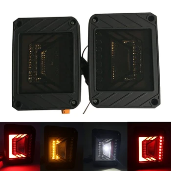 

Yait LED Tail Brake Light Assembly w/Turn Signal & Backup Reverse Smoke / Clear Lens for 2007-2018 Jeep Wrangler JK JKU Sports