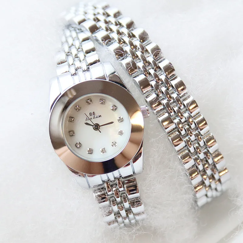 

Without Digital Scale Rhinestones Gold Silver Rose Female Table 2019 Best Selling Watch High-end Linked List Fashion & Casual