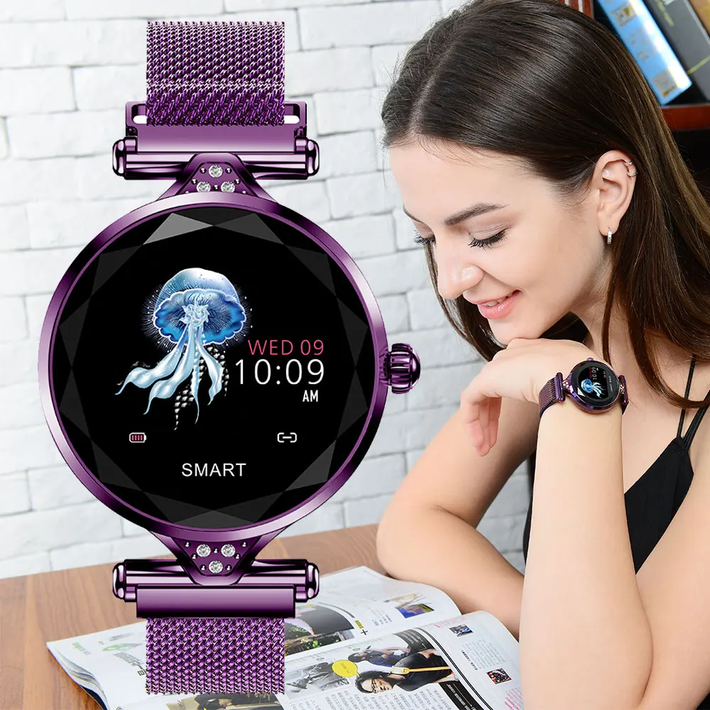 

2019 H1 Watch Smart Watch Woman Predict Menstrual Cycle Intelligently Electronics Smart Watches Blood Pressure Smart Wristband