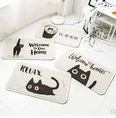 Экологический коврик для удаления пыли проволочное кольцо Дверной Коврик противоскользящий кухонный ковер