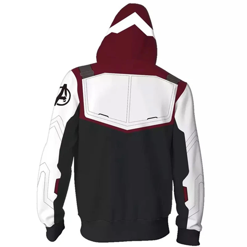 NEWDISCVRY vengers 4 Endgame Quantum Realm avengers endgame hoodie 3D Print Hoodies Men women Zipper Sweatshirts Coat Cosplay