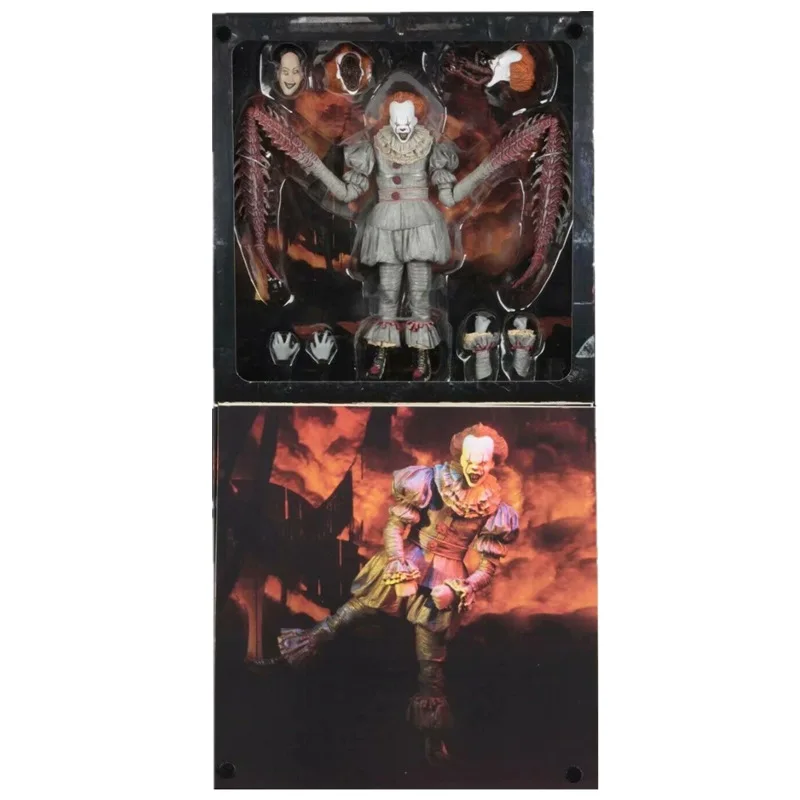 18 см NECA Stephen King's It Ultimate Pennywise танцующий клоун ПВХ фигурка коллекционная игрушка для подарок на Хэллоуин Кукла