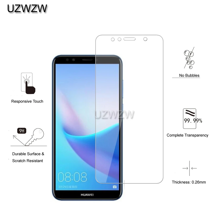 2 шт для huawei Honor 7C/Honor 7C Pro 2.5D 0,26 мм закаленное стекло для защиты экрана для huawei Honor 7C Защитная стеклянная пленка