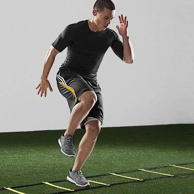 

6/7/8/12/14 Rung Nylon Straps Agility Ladder Training Stairs Soccer Football Speed Training Sports Staircase Ladder Equipment
