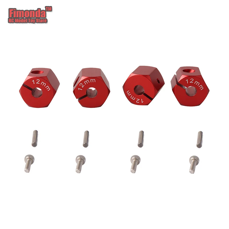 

Fimonda RC car 12MM Nut Spiral Hex Connector for 1/10 Road Drift Racing Upgrade Metal Tire Combiner Adapter Nut parts