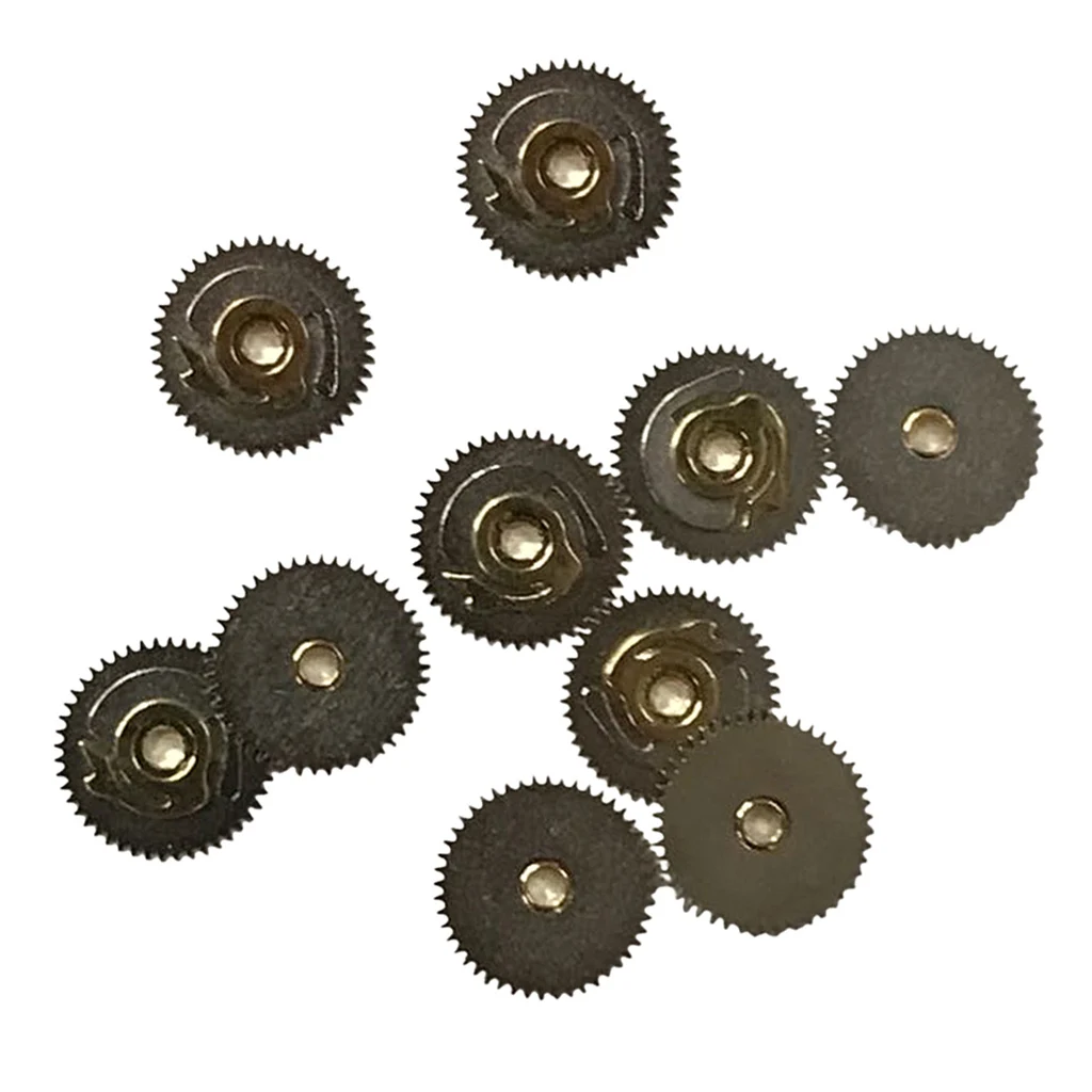 

MagiDeal 10Pcs Metal Movement ETA 46943 Watch Parts Calendar Driving Wheel