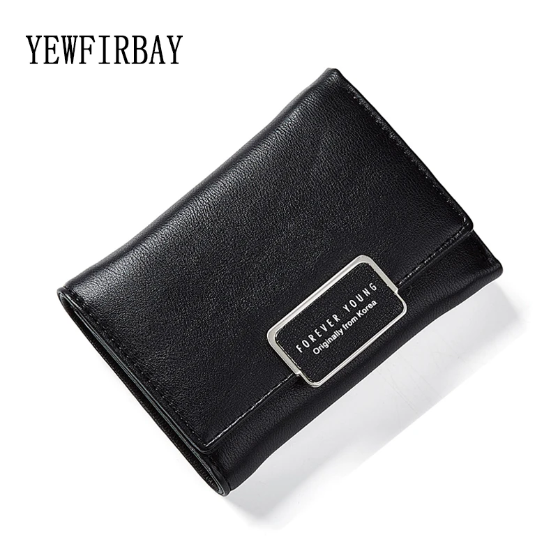 

YEWFIRBAY brand women wallets new fashion cards holders coin purses zipper short wallet ladies wallets