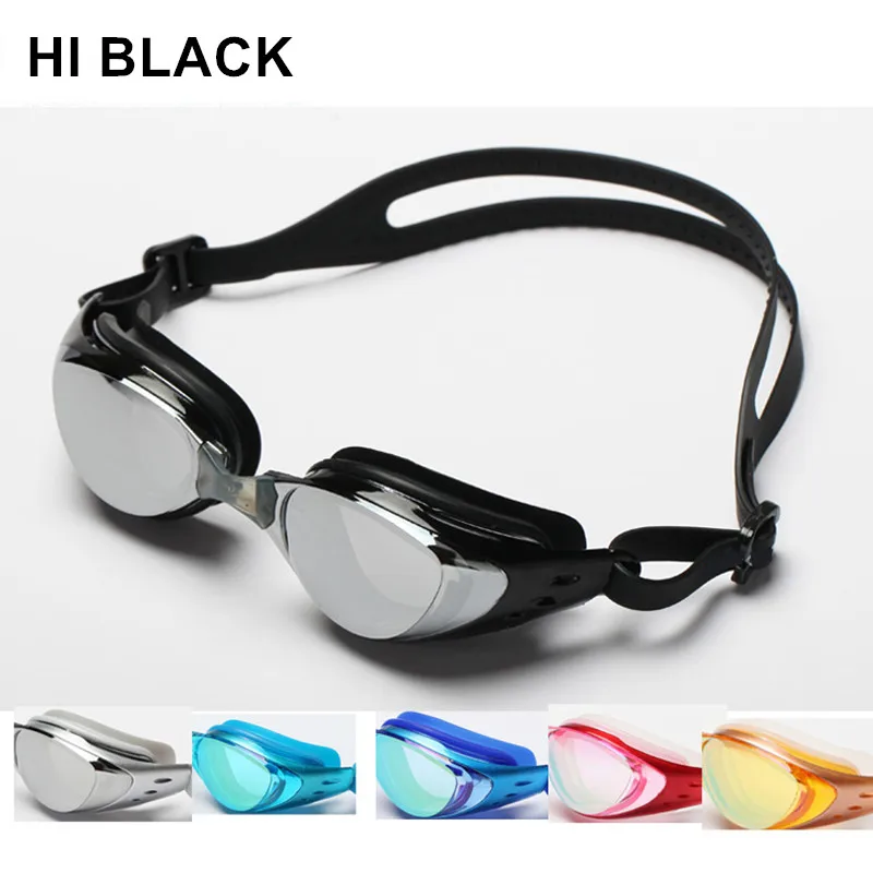 Adult Prescription Optical Myopia Swimming Goggles Swim Silicone Anti