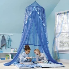 Летняя кроватка сетка полиэстер детская кровать с противомоскитной сеткой новорожденный купол подвесная сетка палатка Штора для кроватки украшение в детскую комнату детское постельное белье