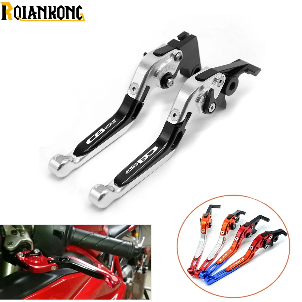CNC мотоцикл Откидное Выдвижная сцепные рычаги с логотипом для honda CBR500R CBR 500R/CB500F/X
