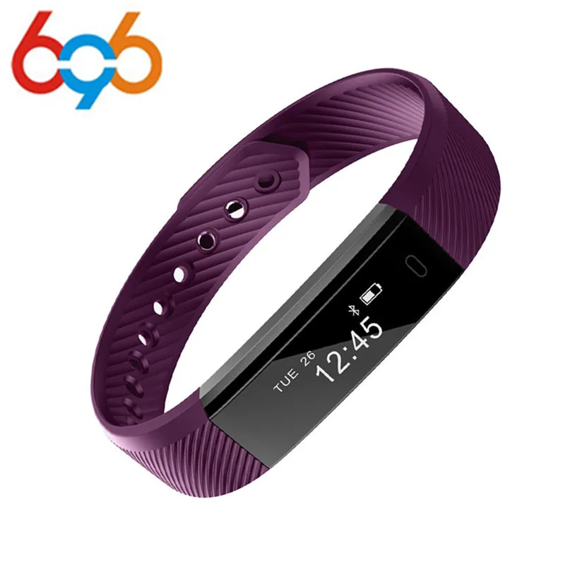 696 ID115 Smart Bracelet Fitness Tracker Step Counter Fitness Band