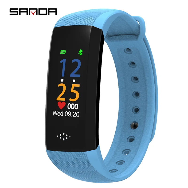 

SANDA Bluetooth Smart Watch Men Optical Heart Rate Exercise Fitness Smart Waterproof Watch Android IOS relogio masculino Watches
