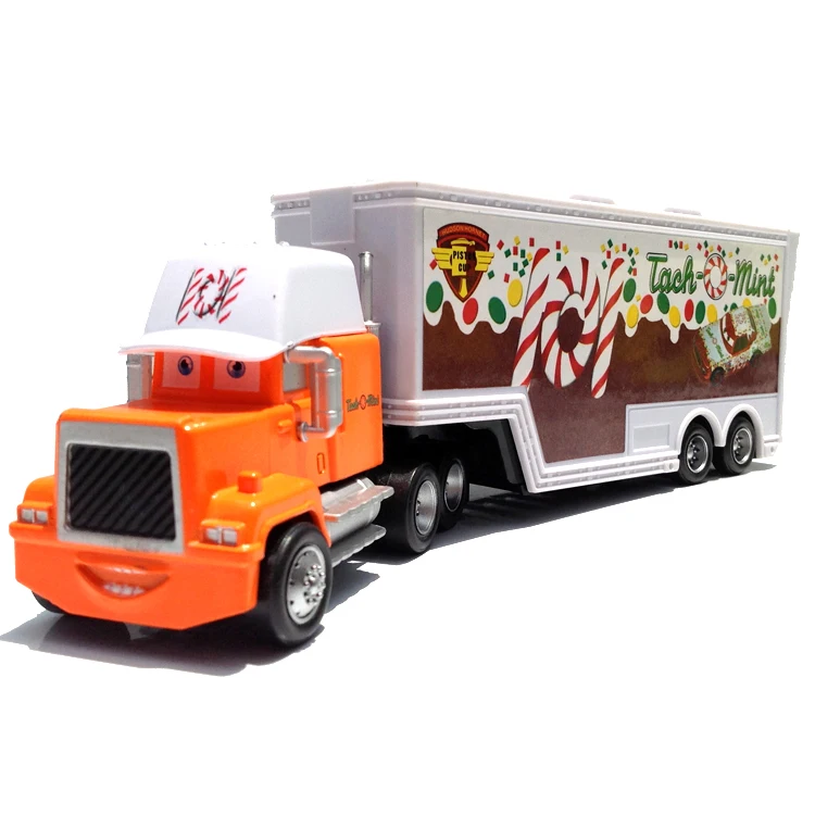 Pixar Cars 2 Toys Container truck 101 RPM Mack Hauler Diecast Metal