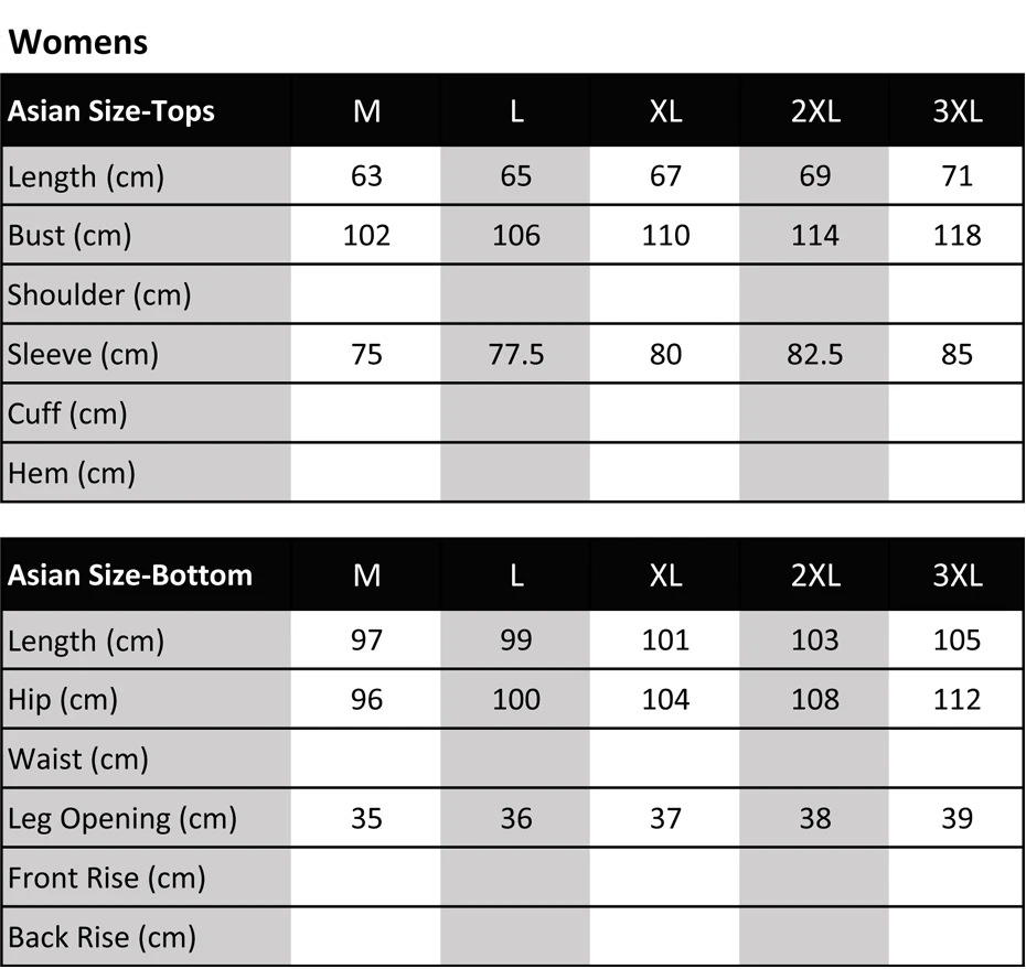 Size Chart2