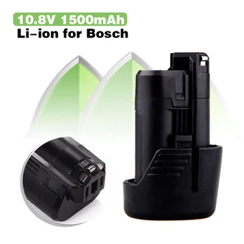 

10.8V 1500mAh Li-ion Drill Battery For Bosch Power Tools Batteries 1.5 Ah BAT411 BAT412A BAT413A 2 607 336 013, 2 607 336 333