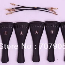 5 компл. 4/4 Скрипки части хвоста кишки Tailpiece черного дерева Интимные Аксессуары# e9