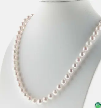 

HOT## Wholesale FREE SHIPPING >>> AAA natural 10-11mm Akoya white pearl necklace 18inch