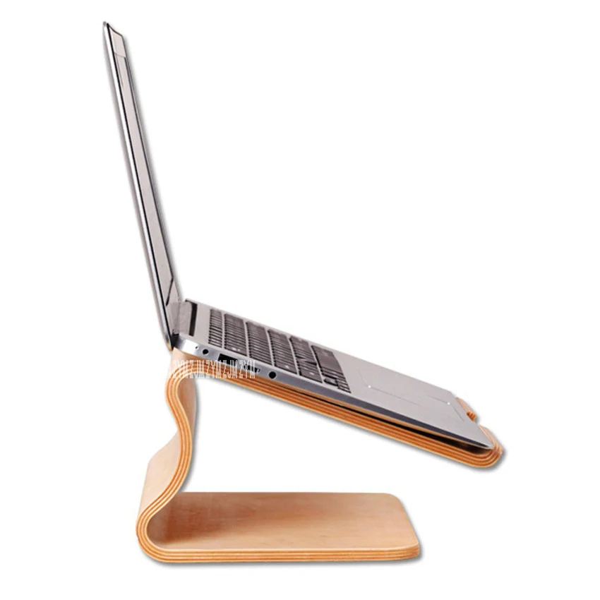 008 Wooden Laptop Cooling Stand For Apple Macbook For HP And Other Laptop Article Design Laptop Stand