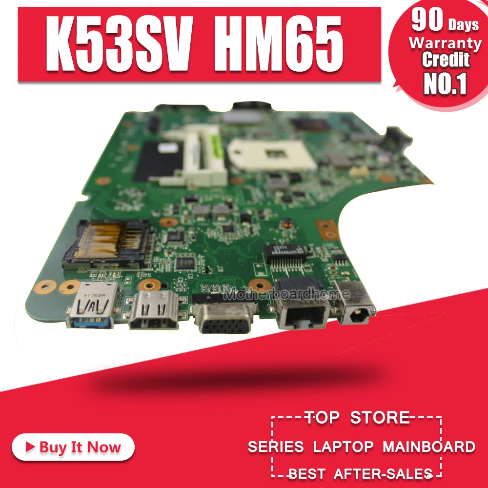 Goedkoop K53SV Moederbord Rev 3.1 3.0 GT520M Voor Asus K53S A53S K53SV K53SJ P53SJ X53S Laptop Moederbord K53SV Moederbord Testen 100% Ok