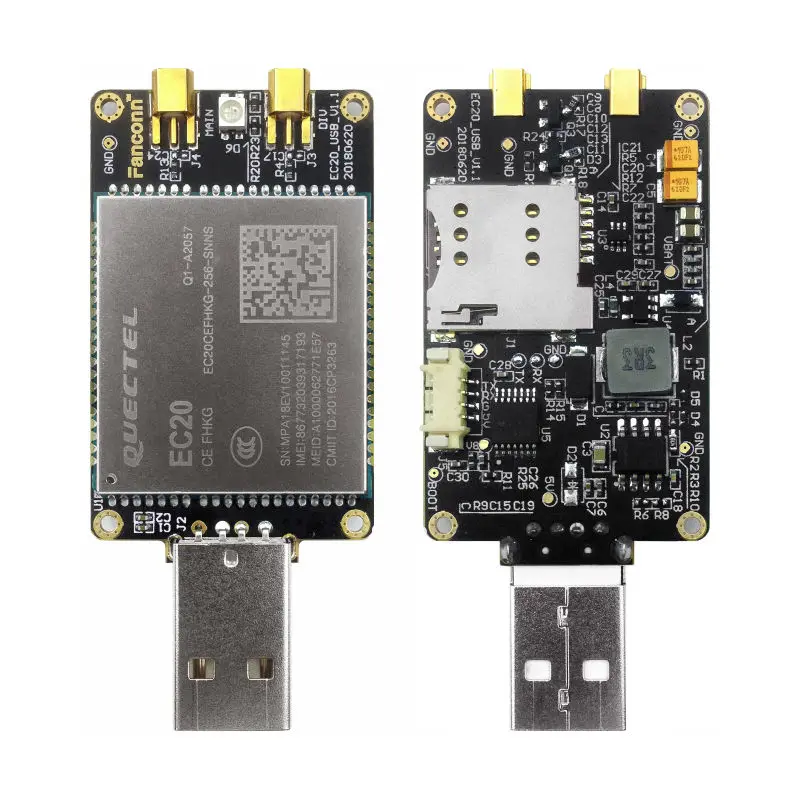 

EC20 USB Dongle 4G Internet Stick Supports Esim Wireless Network Card Industrial Grade External Antenna