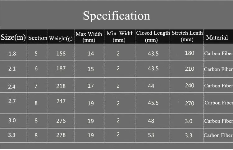 Super Strength Carbon Fiber Fishing Rod Telescopic Fishing Pole Metal Reel Seat Spinning Fishing Rod Sea Fishing Tackle (9)