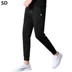 SD новые модные мужские тренировочные брюки 2018 хип хоп длинные брюки с эластичной резинкой на талии мужские повседневные уличные