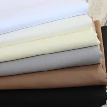 160cm * 50cm algodão cor sólida branco cinza brwon pano preto diy para almofadas de cama artesanal patchwork quilting artesanato de decoração