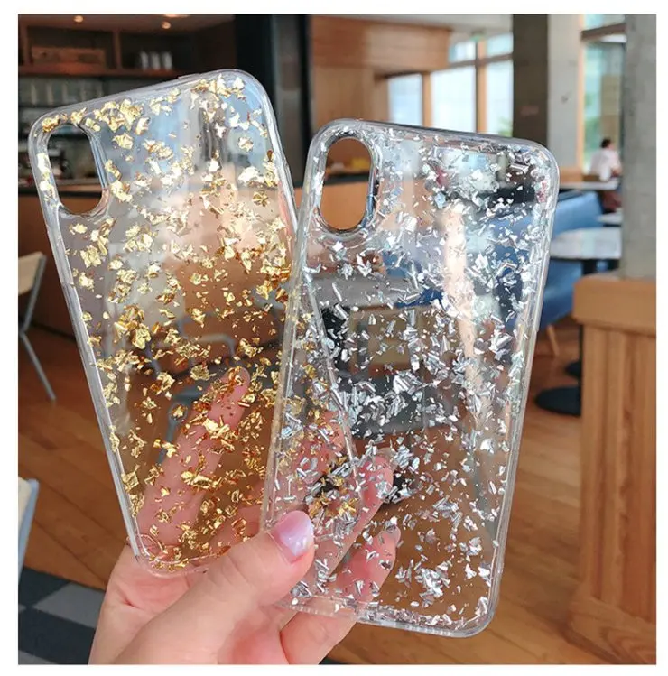 Чехол для Huawei P20 P30 lite Pro P8 P9 P10 Plus Selfie Mate 9 10 20 мягкий чехол с блестками и золотой
