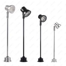 3W светодиодный изображение Светильник Настольный стенд торшер Регулируемый Точечный светильник музейный магазин выставка Дисплей чехол