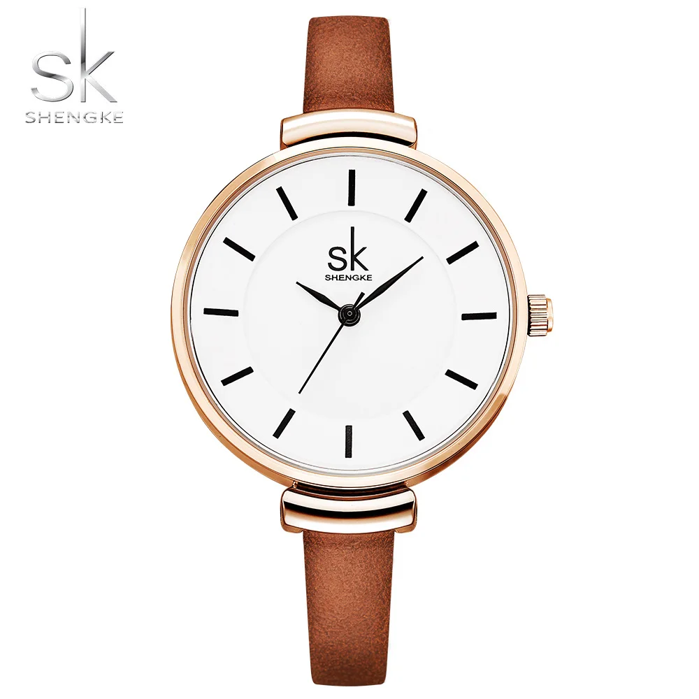 Shengke Quality Fashion Leather Strap Women Watch Casual Simple Quartz Wrist Watch Women Relogio Feminino Ladies Luxury Watches
Shengke Quality Fashion Leather Strap Women Watch Casual Simple Quartz Wrist Watch Women Relogio Feminino Ladies Luxury Watches