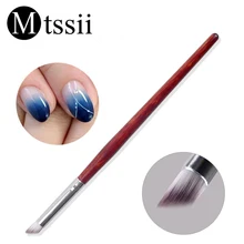 Mtssii коническая кисть для ногтей декорация для ногтей градиент ручка для рисования 16 см ручка для рисования цветов с красной деревянной ручкой инструмент для дизайна ногтей