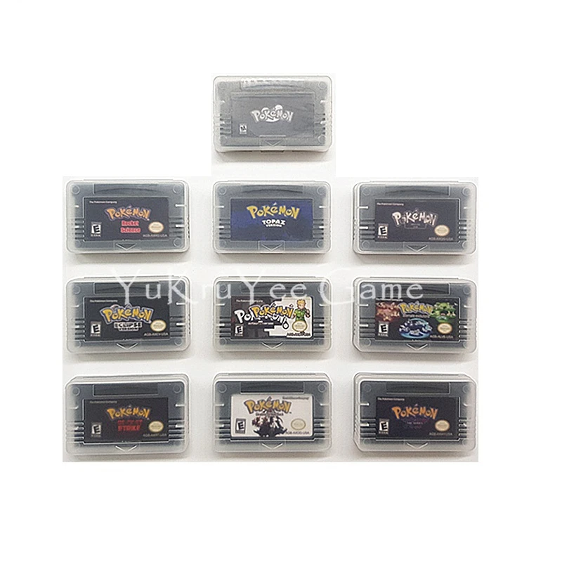 

PokemonSeries Orderand Chaos Video Game Cartridge Console Card for 32 Bit Handheld Player Console System