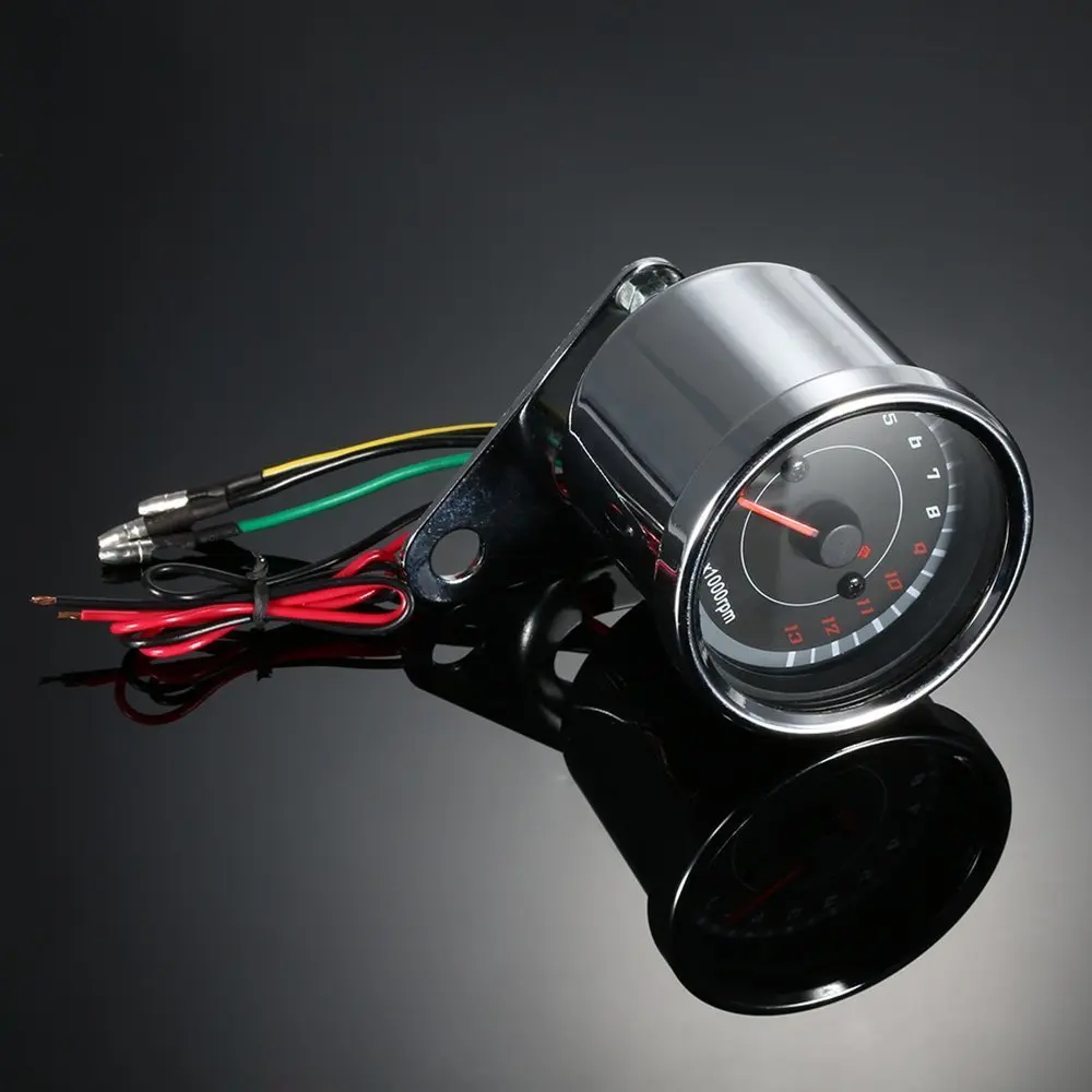 Цифровой электронный индукционный IP65 светодиодный подсветка Универсальный мотоцикл спидометр счетчик 13 к об/мин сдвиг Тахометр Датчик