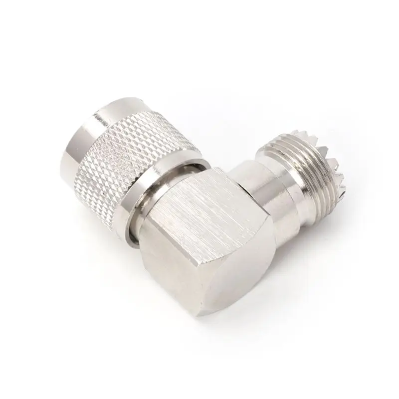 Новый UHF PL259 штекер к гнезду SO239 прямоугольный 90 градусов RF адаптер соединитель