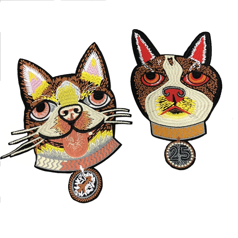 

Cool Cute Fashion Dog Patch Applique Embroidery Sew on Dog Patches for DIY Clothing LSHB658