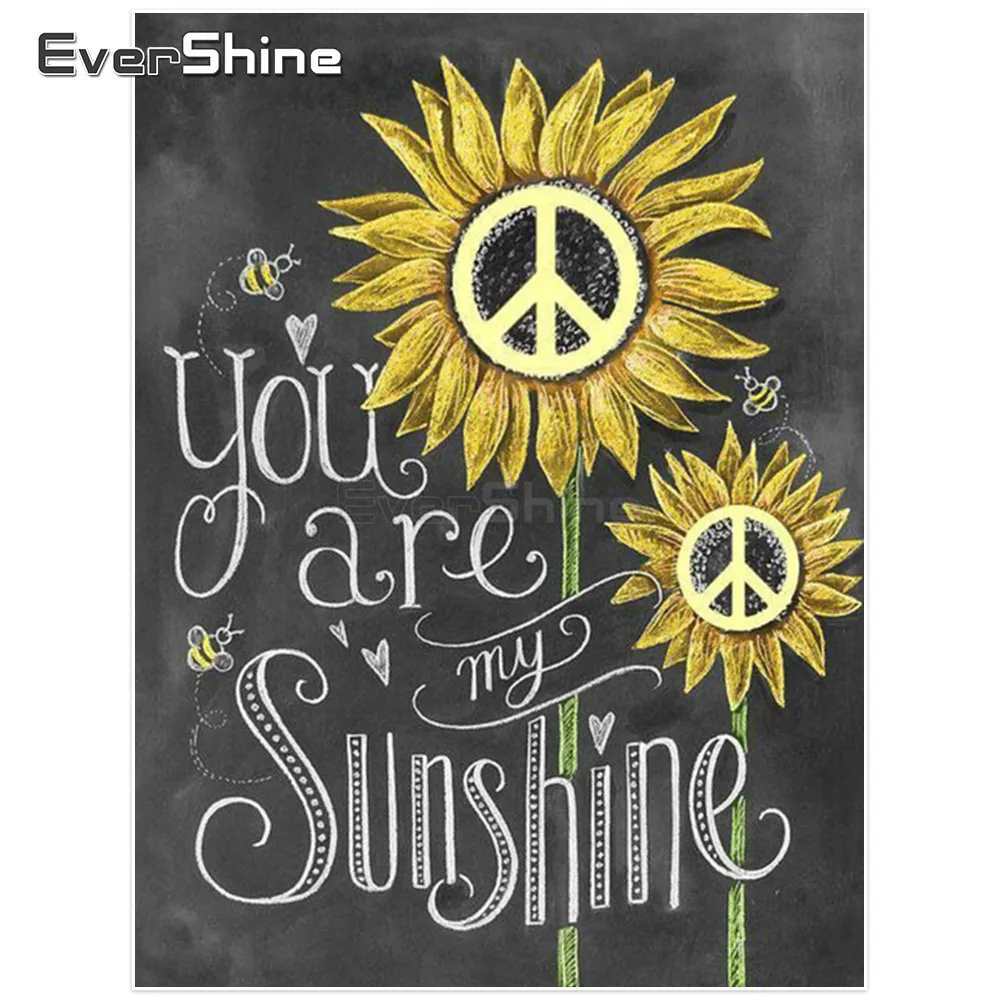 Evershine 5D Diamond Painting Full Square Blackboard Drawing Pictures Of Rhinestones Embroidery Cartoon Children Gift | Дом и сад