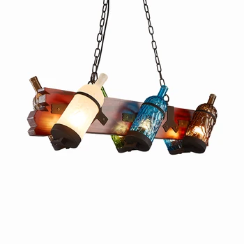 

LOFT American garden Pendant Lights bar network coffee shop retro lamp fashion personality restaurant art bottle LU825453