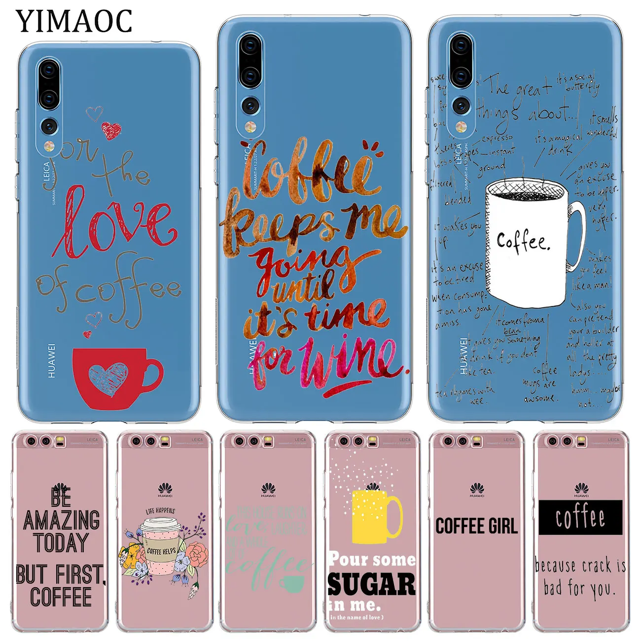 Мягкий силиконовый чехол YIMAOC для Huawei P30 P20 Pro P10 P8 P9 Lite 2017 2016 2015 P smart Z 2019 | Мобильные