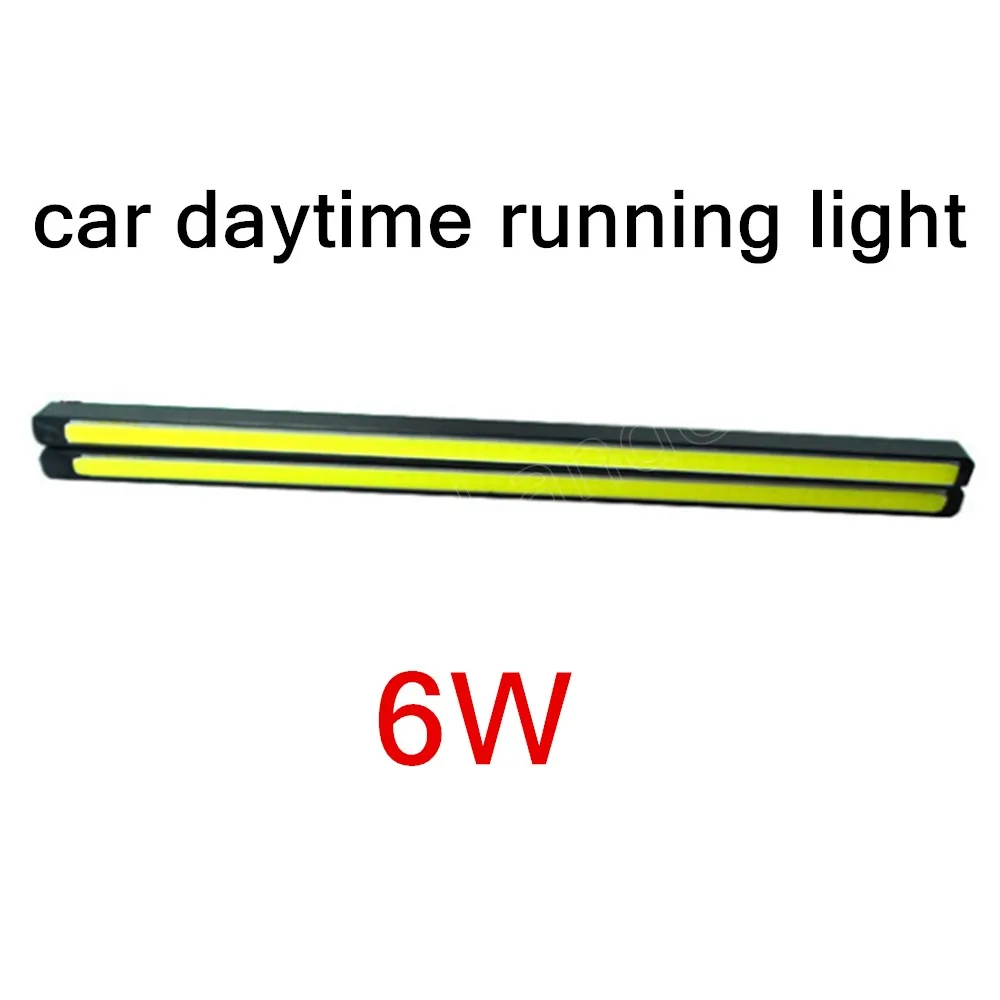 high quality 1pair 12V 6W LED Daytime Running Light DRL car lights car